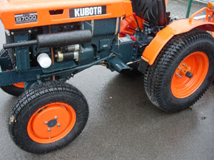 pneu tracteur de pelouse